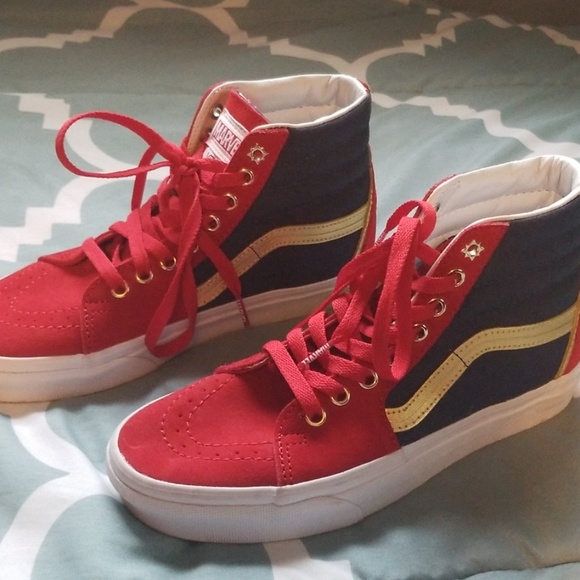 vans captain marvel shoes